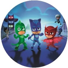 RPJM1 Vafa rotunda PJMasks eroi in pijamale